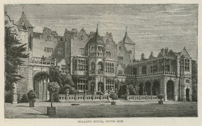Dom Holland, strona południowa autorstwa English School