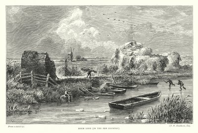 Holm Lode, w kraju Fen (rycina) autorstwa English School