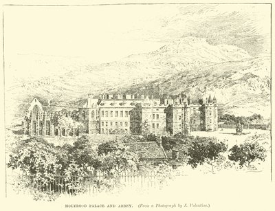 Pałac i opactwo Holyrood autorstwa English School