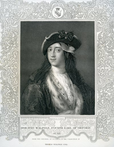 Horatio Walpole, czwarty hrabia Orford (1717-97) autorstwa English School