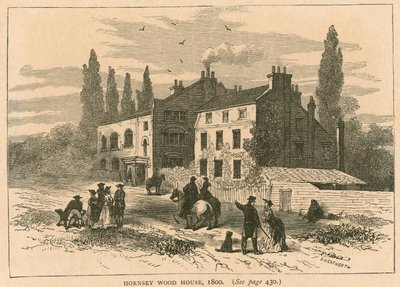 Hornsey Wood House, Londyn, 1800 autorstwa English School