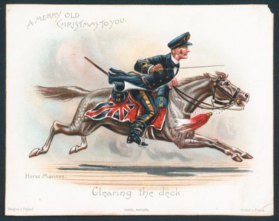 Kartka świąteczna Horse Marines autorstwa English School