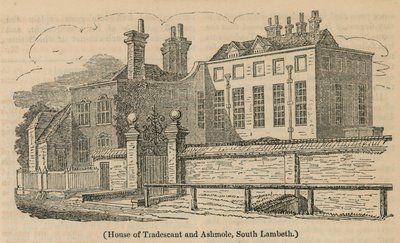 House of Tradescant i Ashmole, South Lambeth autorstwa English School