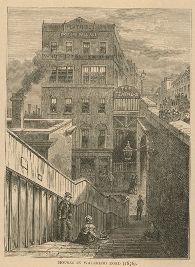 Domy przy Waterloo Road, 1876 autorstwa English School