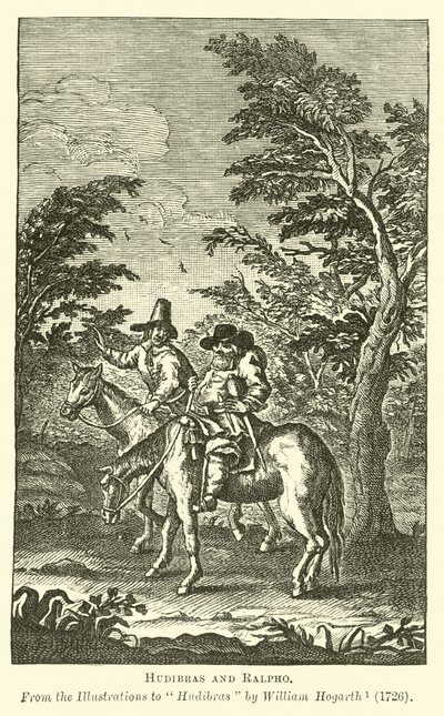 Hudibras i Ralpho autorstwa English School