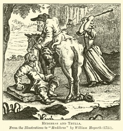 Hudibras i Trulla autorstwa English School