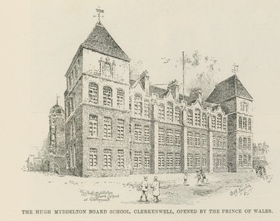 Hugh Myddelton Board School autorstwa English School