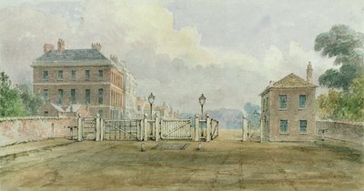 Hyde Park Corner Turnpike, 1785 r. autorstwa English School