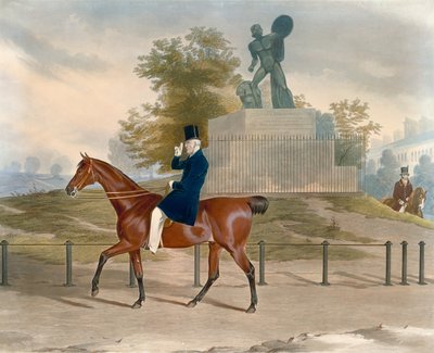 Hyde Park, Londyn, z posągiem Achillesa poświęconym księciu Wellington autorstwa English School