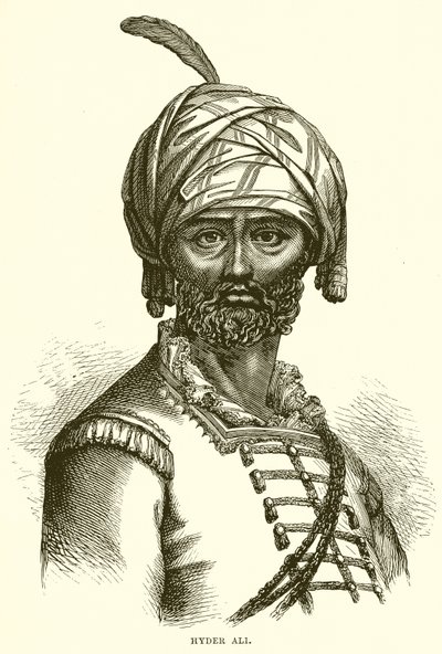 Hajdar Ali autorstwa English School