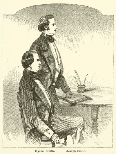 Hyrum Smith, Józef Smith (rycina) autorstwa English School