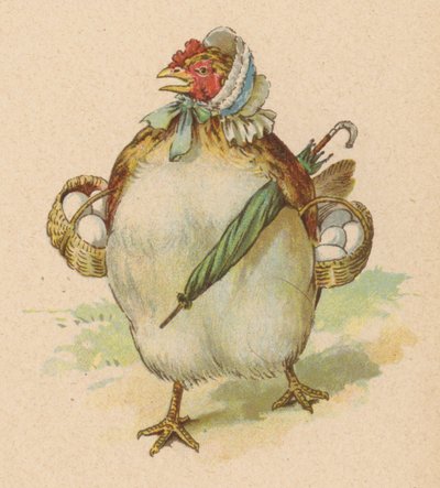 Miałem małą kurę, najładniejszą jaką widziałem (chromolitho) autorstwa English School