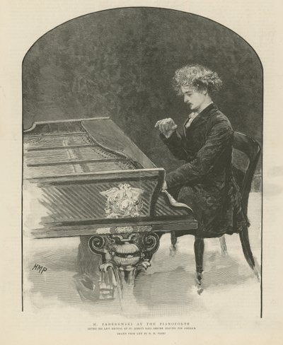 Ignacy Jan Paderewski autorstwa English School