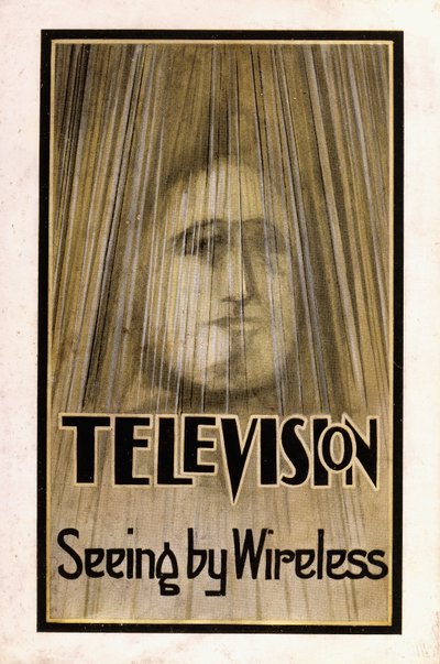 Ilustrowana obwoluta do pierwszego wydania „Telewizji, 1926 autorstwa English School