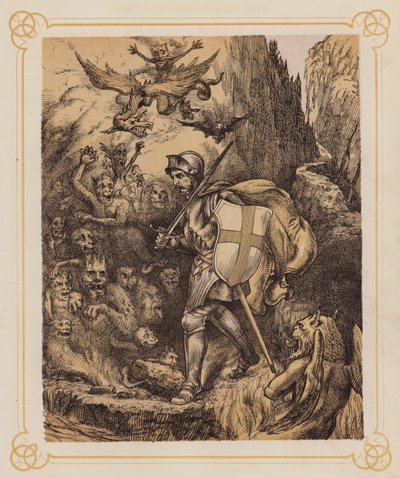 Ilustracja do książki Bunyana "Pilgrim