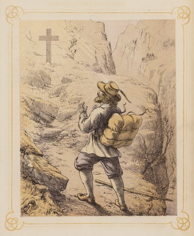 Ilustracja do książki Bunyana "Pilgrim