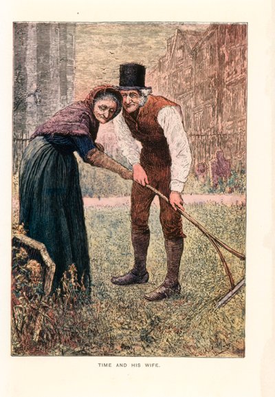 Ilustracja do "Wielkich oczekiwań" (kolorowa litografia) autorstwa English School