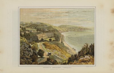 Ilustracja do przewodnika po Torquay (chromolitografia) autorstwa English School