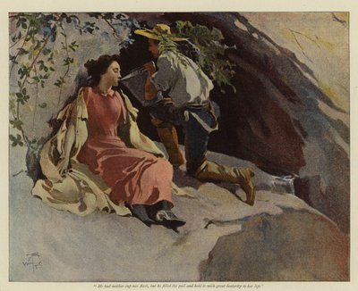 Ilustracja do książki Jack and Jill of the Sierras autorstwa Breta Harte