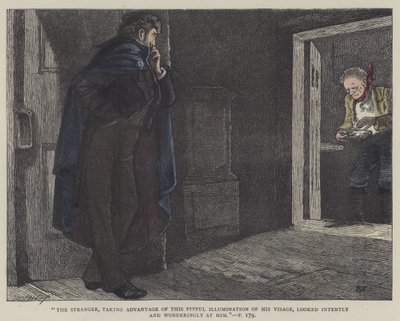 Ilustracja do Małej Dorrit (kolorowy grawerunek) autorstwa English School