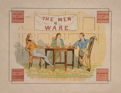 Ilustracja dla The Men of Ware, ok. 1880 r. (kolorowa litografia) autorstwa English School