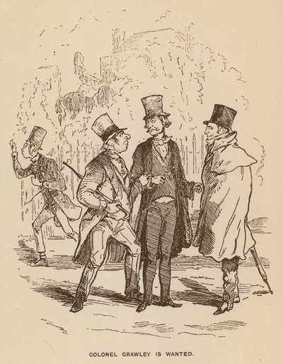 Ilustracja do Vanity Fair autorstwa Thackeraya autorstwa English School