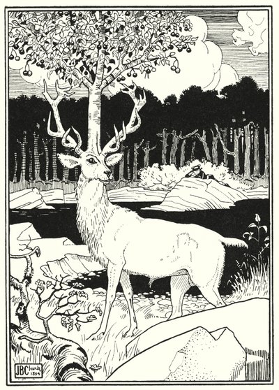 Ilustracja do Przygód Barona Munchausena (rycina) autorstwa English School