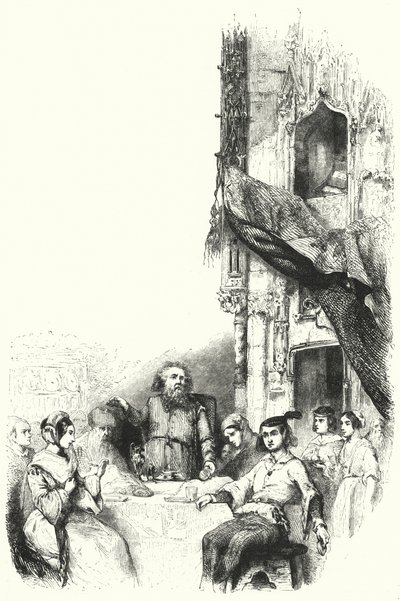 Ilustracja do opery La Juive Fromental Halevy (grafika) autorstwa English School