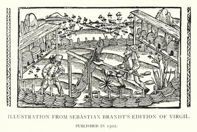 Ilustracja z Edycji Wergiliusza Sebastiana Brandta, wydanej w 1502 r. (lito) autorstwa English School