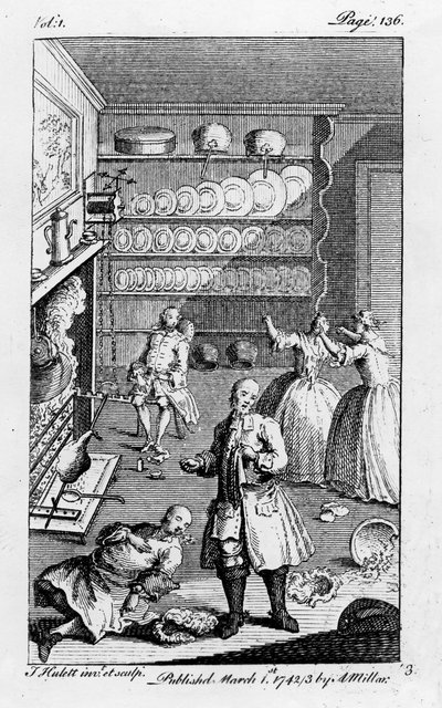 Ilustracja z "Historii przygód Józefa Andrewsa i jego przyjaciela Abrahama Adamsa" Henry