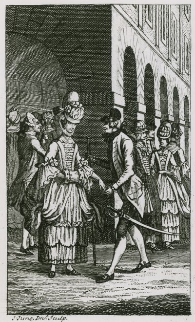 Ilustracja z listy Harriss, wydanie z 1773 r. autorstwa English School