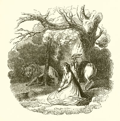 Ilustracja Królowej Wróżek autorstwa English School