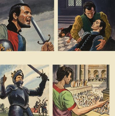 Obrazy z Szekspira autorstwa English School