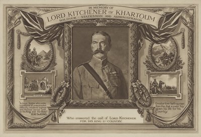Pamięci Lorda Kitchenera z Chartumu autorstwa English School