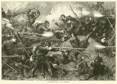 W bitwie pod St Quentin, styczeń 1871 r. autorstwa English School