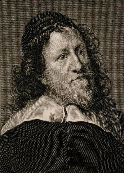 Inigo Jones (1573-1652) (grawerowanie) autorstwa English School