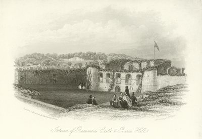 Wnętrze zamku Beaumaris i willi Baron autorstwa English School
