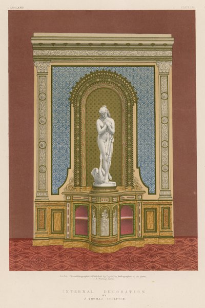 Dekoracja wewnętrzna J Thomas, Sculptor autorstwa English School