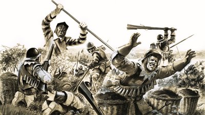 Into Battle: Ostateczny triumf Olivera Cromwella autorstwa English School