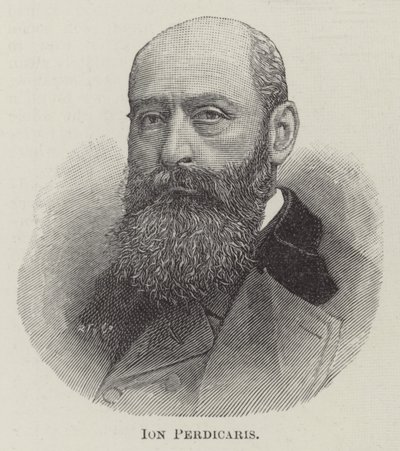 Ion Perdicaris (grawerowanie) autorstwa English School
