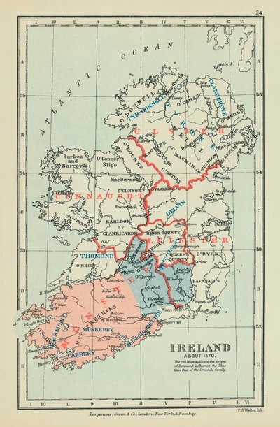 Irlandia (druk kolorowy) autorstwa English School