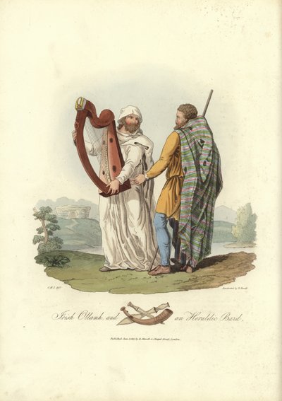 Irlandzki ottamh i heraldyczny bard autorstwa English School