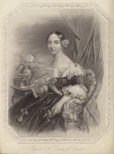 Izabela II z Hiszpanii autorstwa English School