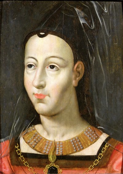 Isabella de Bourbon (z inskrypcją „Margaret of York”) ok. 1581-1613 (olej na desce) autorstwa English School
