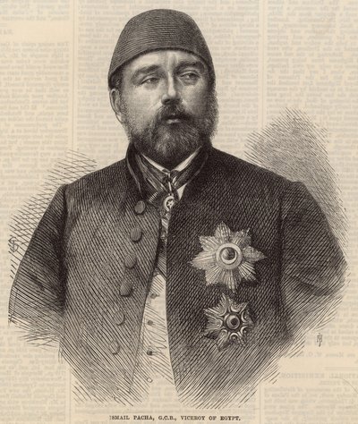 Ismail Pacha, GCB, wicekról Egiptu autorstwa English School