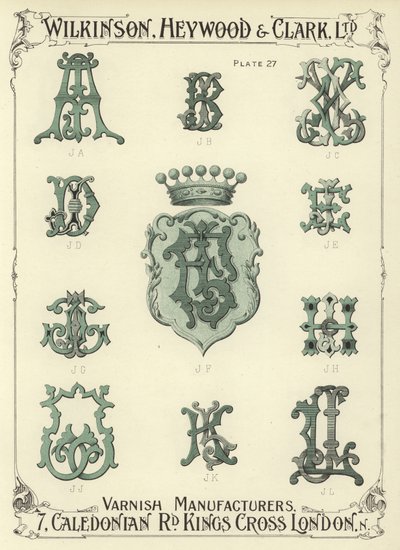 TAK, JB, JC, JD, JF, JE, JG, JH, JJ, JK, JL autorstwa English School