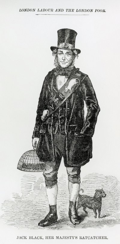 Jack Black, Jej Królewska Mość Ratcatcher, ok. 1840 r. autorstwa English School