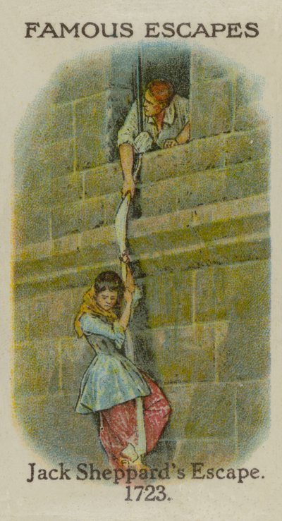 Ucieczka Jacka Shepparda, 1723 autorstwa English School