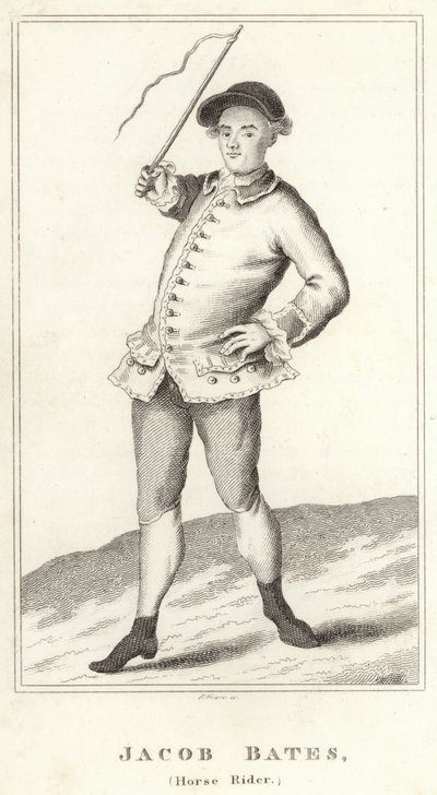 Jacob Bates, jeździec konny autorstwa English School