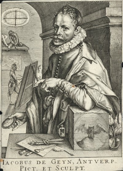 Jacobus de Geyn lub Gheyn z Antwerpii autorstwa English School